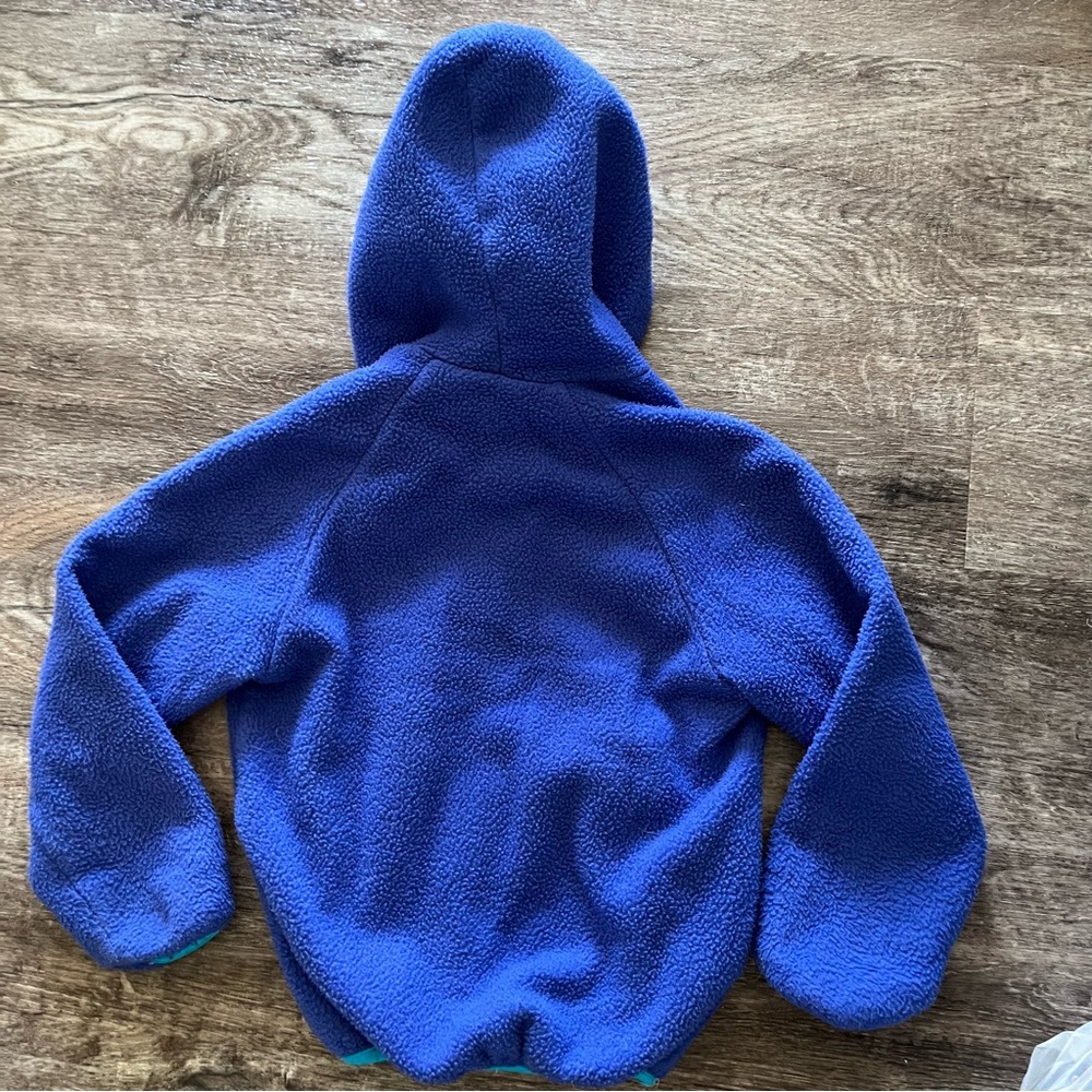REI Kids Blue Fleece Jacket - Picture 3 of 4